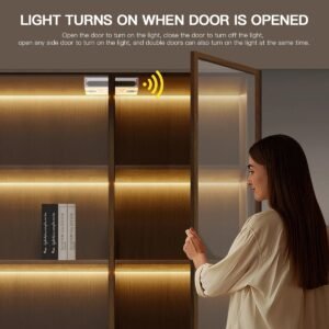 Store 12v cob led strip light with smart door sensor 4