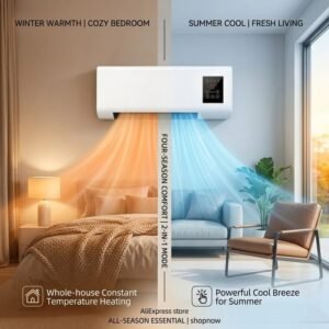 Store electric wall mounted air conditioner & heater3